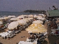 Pegasos Royal - Rings um die Strandbar war das Gedr�ngel doch ziemlich gro�